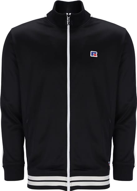 Russell Athletic E36202 Sweatshirt Met Rits Zwart S Man