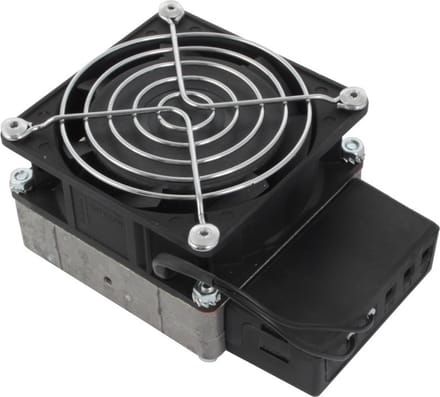 DSIT Heater t.b.v. outdoorkasten 100W met ventilator