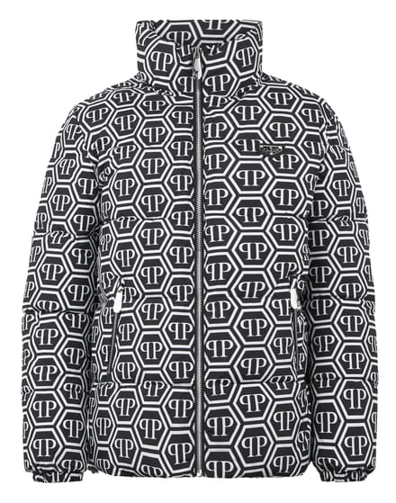 Nylon Puffer Jacket Monogram