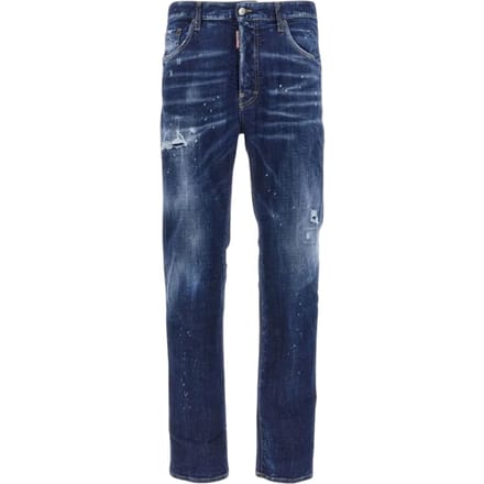 Dsquared2 642 Jeans In Distressed Denim Jeans