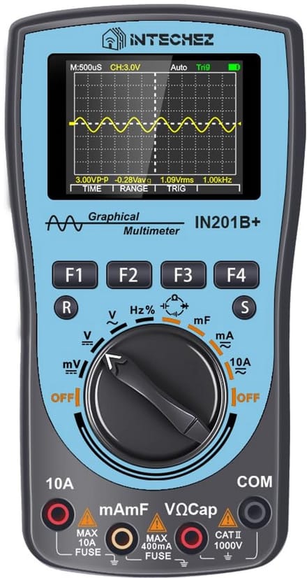 Draagbare Digitale Oscilloscope en Multimeter 2-in-1 met Kleurendisplay - 1 MHz Bandbreedte
