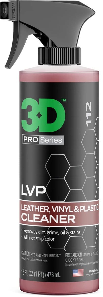 3D LVP Leather, Vinyl & Plastic Cleaner 473ml