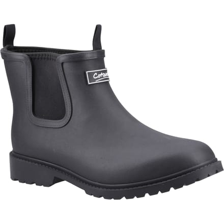 Cotswold Barton TPR+Neopreen Heren Zwarte Wellingtonlaarzen
