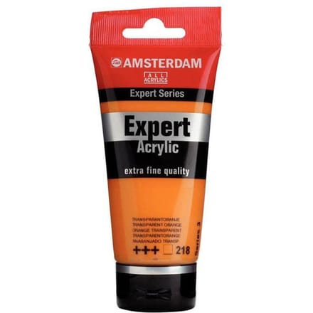 Amsterdam Expert Series Acrylverf - 75 ml - Transparantoranje 218   8712079289065   Verf