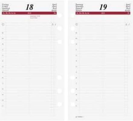 Dagkalender 2024 Timing 2 - 1 Dag Per Pagina - Compact Formaat met Weekplanning