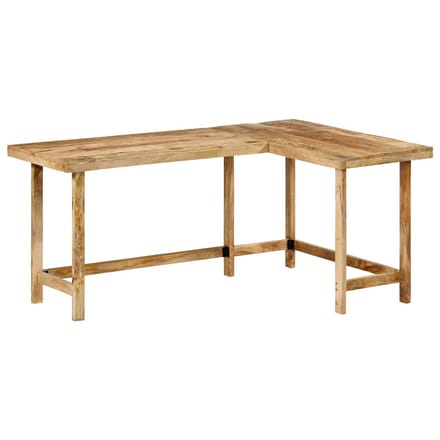 vidaXL - Bureau - 165x110x75 - cm - massief - mangohout