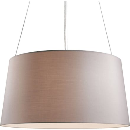 kdln hanglamp Tripod, crème, Ø 55 cm, textiel