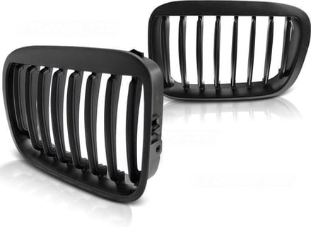 Grill BMW E46 05 98-08 01 ZWART