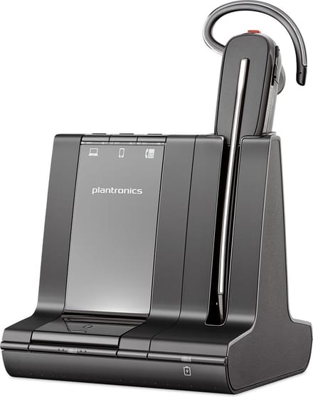 POLY 211819-11 hoofdtelefoon/headset Bedraad en draadloos Kantoor/callcenter Bluetooth Zwart