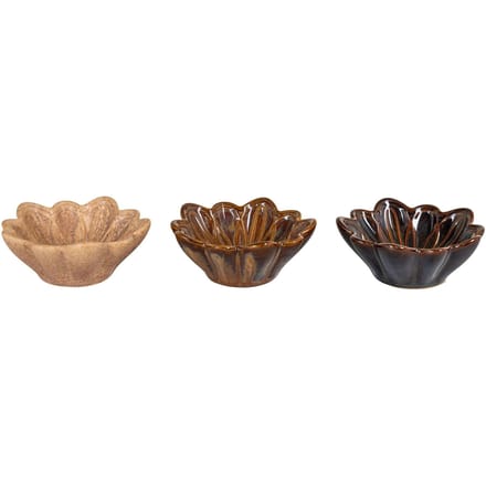 Set van 3 waxinelichthouders Flower | House Nordic