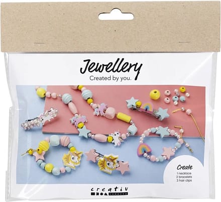 Creativ Company sieraden knutselset halsketting armbanden oorbellen kralen.