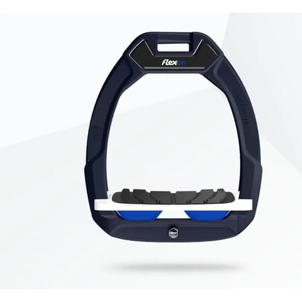 Veiligheidsstijgbeugels Rijervaring Ingebouwd Grip Blauw/Wit/Blauw Flex-On Safe-On