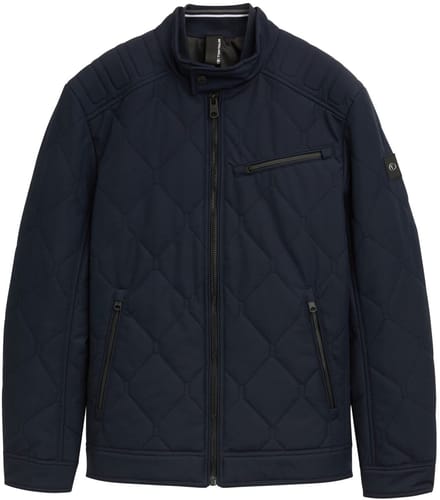 Tom Tailor - Jas - Maat S - Mannen - MARINE - polyester