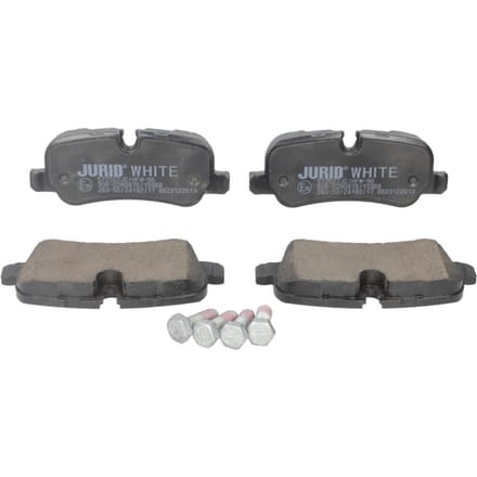 Remblokset JURID WHITE 572522JC, achter, Keramik