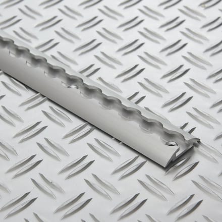 Datona® Bindrail voor bedrijfswagens - 150 cm, inclusief 2 spanogen