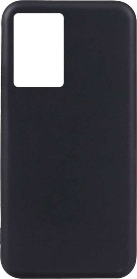 Flexibele achterkant Silicone hoesje Zwart Geschikt voor: Oppo A77