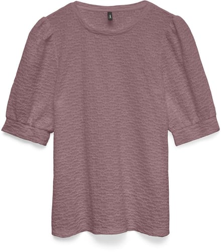VERO MODA - VMFLOWER SS PUFF O-NECK TOP JRS EXP - Dames - Blouses