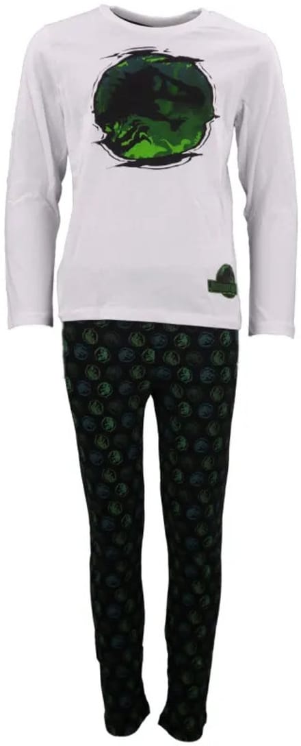 Jurassic World Dino Pyjama - Wit multi. Maat 110 cm / 5 jaar