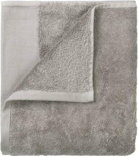 Riva Badtextiel Satellite | 30 x 30 set/4 cm | Donkergrijs / Bruin | Katoen
