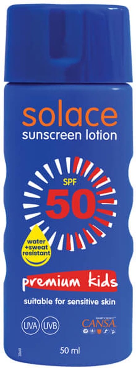 Solace SPF50 50ml Zonnebrandcrème – Premium en Kids