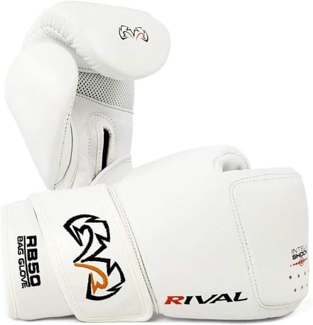 Bokszakhandschoenen - Trainingshandschoenen - Boksen - Intelli-Shock Absorptie - Compact - Wit
