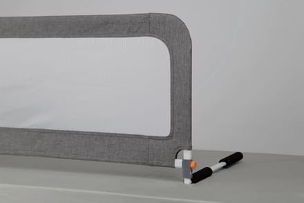 Safetythings Bedhekje - Draagbaar - Opvouwbaar - 100 cm breed x 45 cm hoog - Grijs