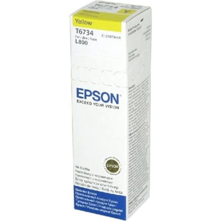 Epson T6734 inktcartridge geel (origineel)