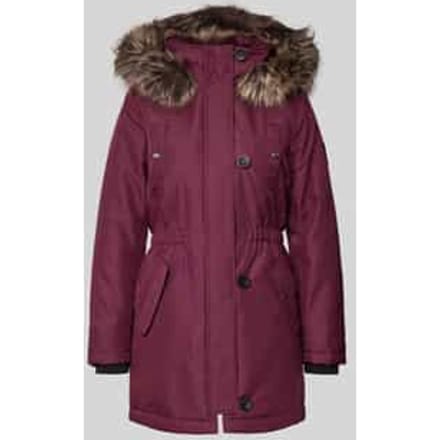 Regular fit parka met labelpatch, model 'IRIS'