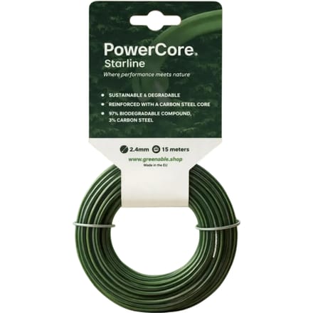 PowerCore Starline Trimmerdraad 2,4 Mm Met Monostaalkern 90 Meter