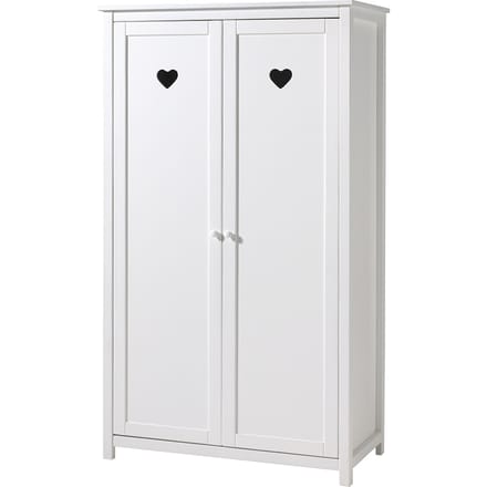 Vipack Draaideurkast Amori 2-deurs - 110 x 190 x 57 cm - wit
