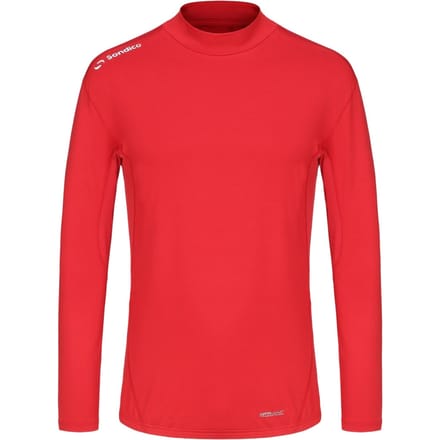 Sondico Heren-basislaagshirt met hoge kraag (Rood)