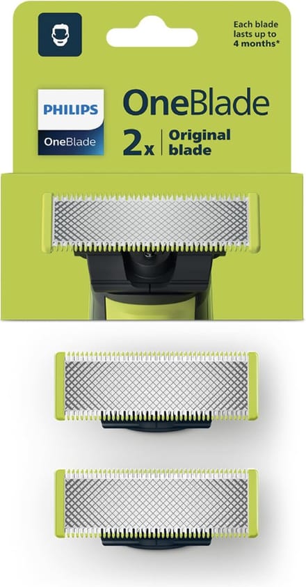 Philips OneBlade Original Blade QP220/51 - Vervangmesjes - 2 stuks
