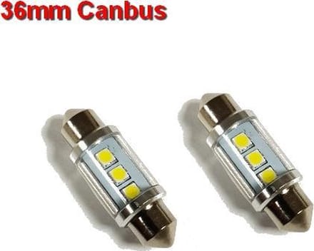 Buislampen 36mm Canbus 3030smd- 210 lumen