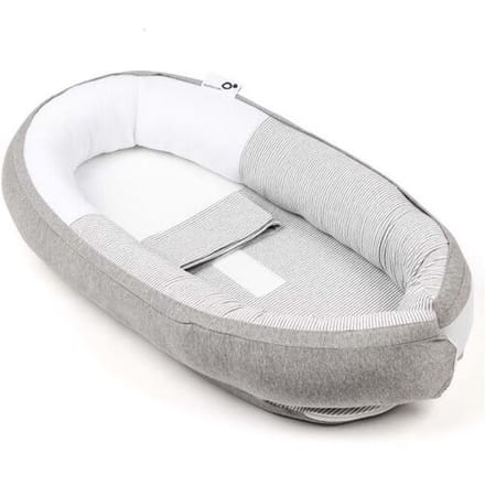 Doomoo Cocoon - Babynestje - Biologisch Katoen en 74 x 46 cm - Classic Grey