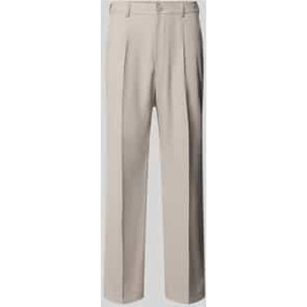 straight fit broek met viscose