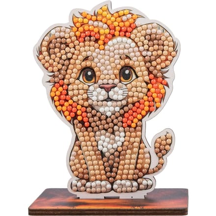 Diamond Painting "Crystal Art Wildlife Buddies" - Leeuw