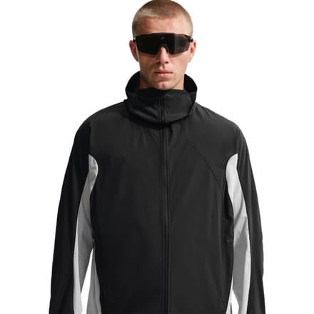 Nike Dri-FIT shell met lange mouwen voor heren Tech Helios - Zwart- Heren, Zwart M