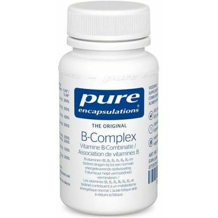 Pure Encapsulations - B-complex - Voor de Dagelijkse Aanvoer van alle B-Vitaminen - 60 Capsules