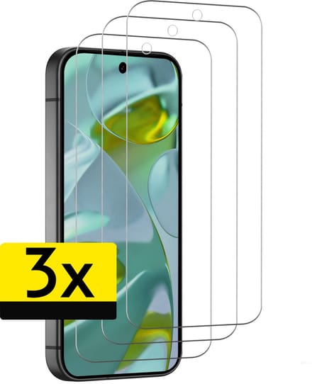 Screenprotector - Geschikt voor Google Pixel 10 - 3 Stuks - Extra Sterk - Beschermglas - Gehard Glas - Tempered Glass - Screen Protector