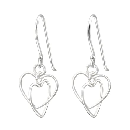 Montebello Oorbellen Adda - 925 Zilver E-Coating  - Hart - ∅12mm - 25mm