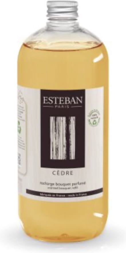 Esteban Classic Cèdre Navulling geurstokjes 1liter- Limited edition