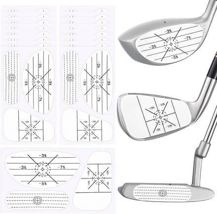 Golf Impact Tape Set voor Analyse van Sweet Spot en Balvluchtconsistentie