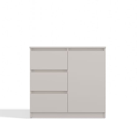KASZMIR 1D3S - Dressoir - 3 lades - 1 deur - Greeploos design
