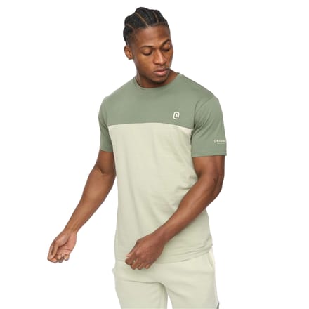 Crosshatch Heren Castlebay T-Shirt (Licht Olijf)
