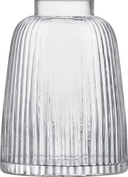 L.S.A. Pleat Vaas - Glas - 26 cm - Transparant