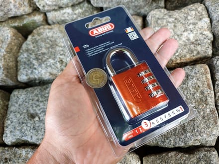 ABUS Cijferslot 724/40 Codekluisje Gym Kast Oranje