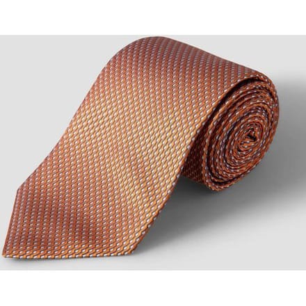 Eton Das Mini Geometric Pattern Oranje / male