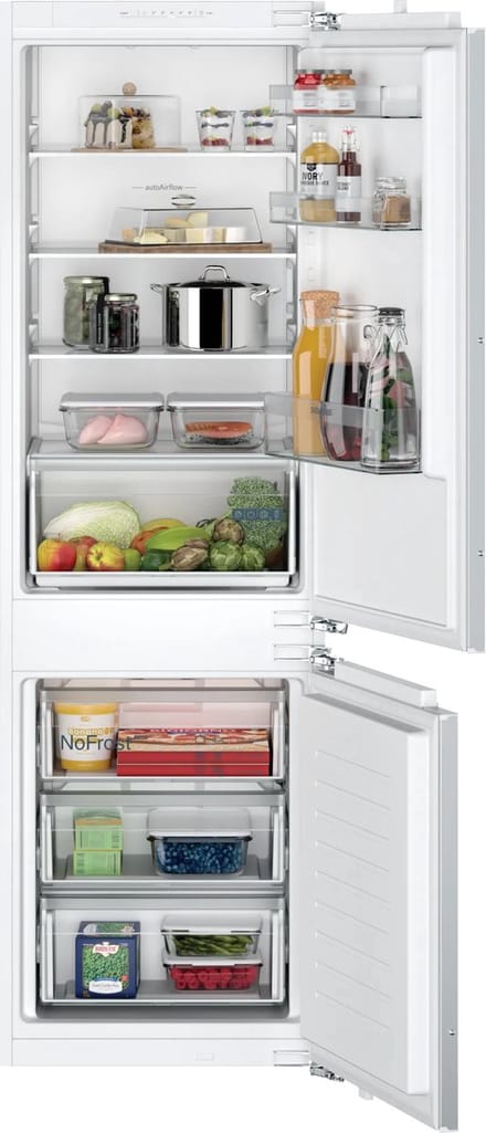 Siemens iQ100 KI86NNFE0 koel-vriescombinatie Ingebouwd 260 l