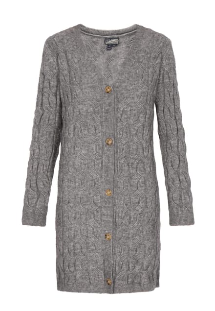 Dreimaster Vest Dames grijs melange