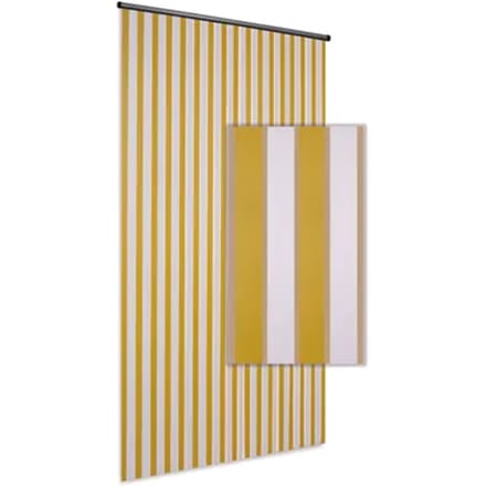Degor Vliegengordijn - 90x220cm - Geel-wit - Huisdiervriendelijk